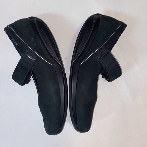 MBT Art Shoe Rocker High Leather Kesho MJ Black Loafers Women’s Size EUR 40 - Picture 8 of 14